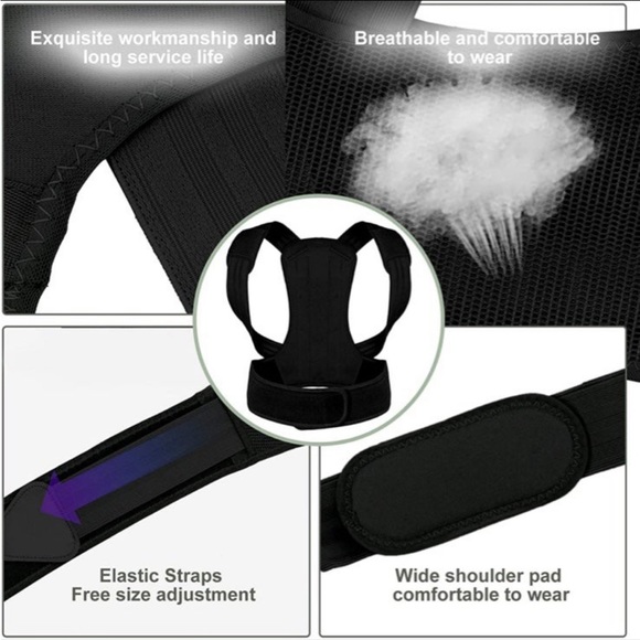Posture Corrector for Kids and Teens - Adjustable and Breathable Back Posture St - Picture 4 of 11
